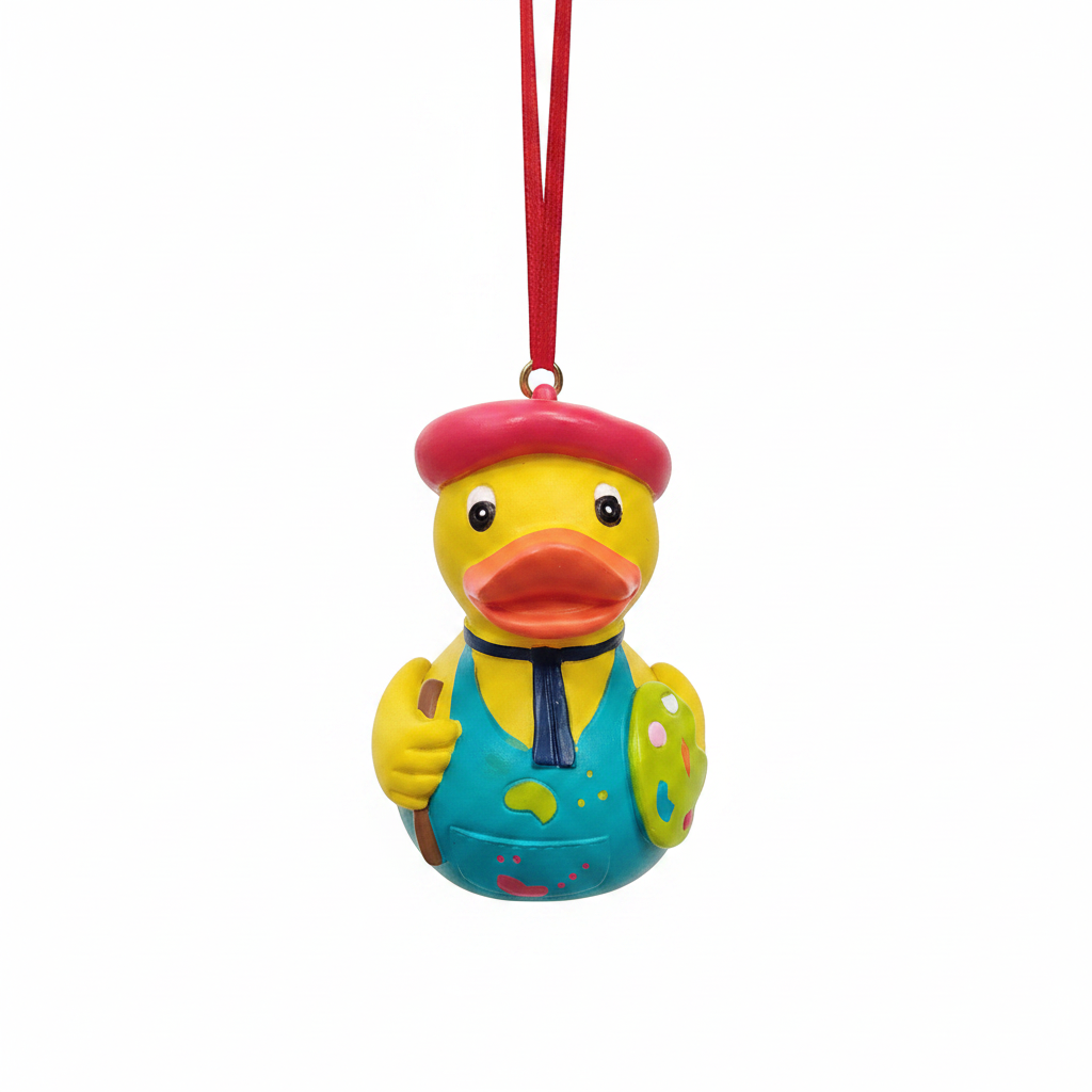 Décoration à suspendre Canard Artiste