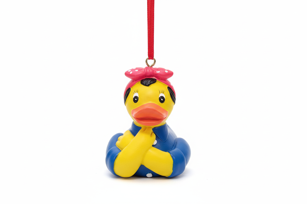 Décoration à suspendre Canard Rosie