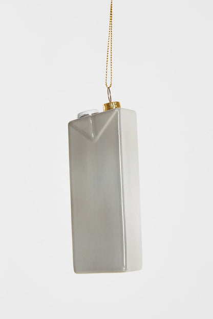 Oat milk Christmas bauble
