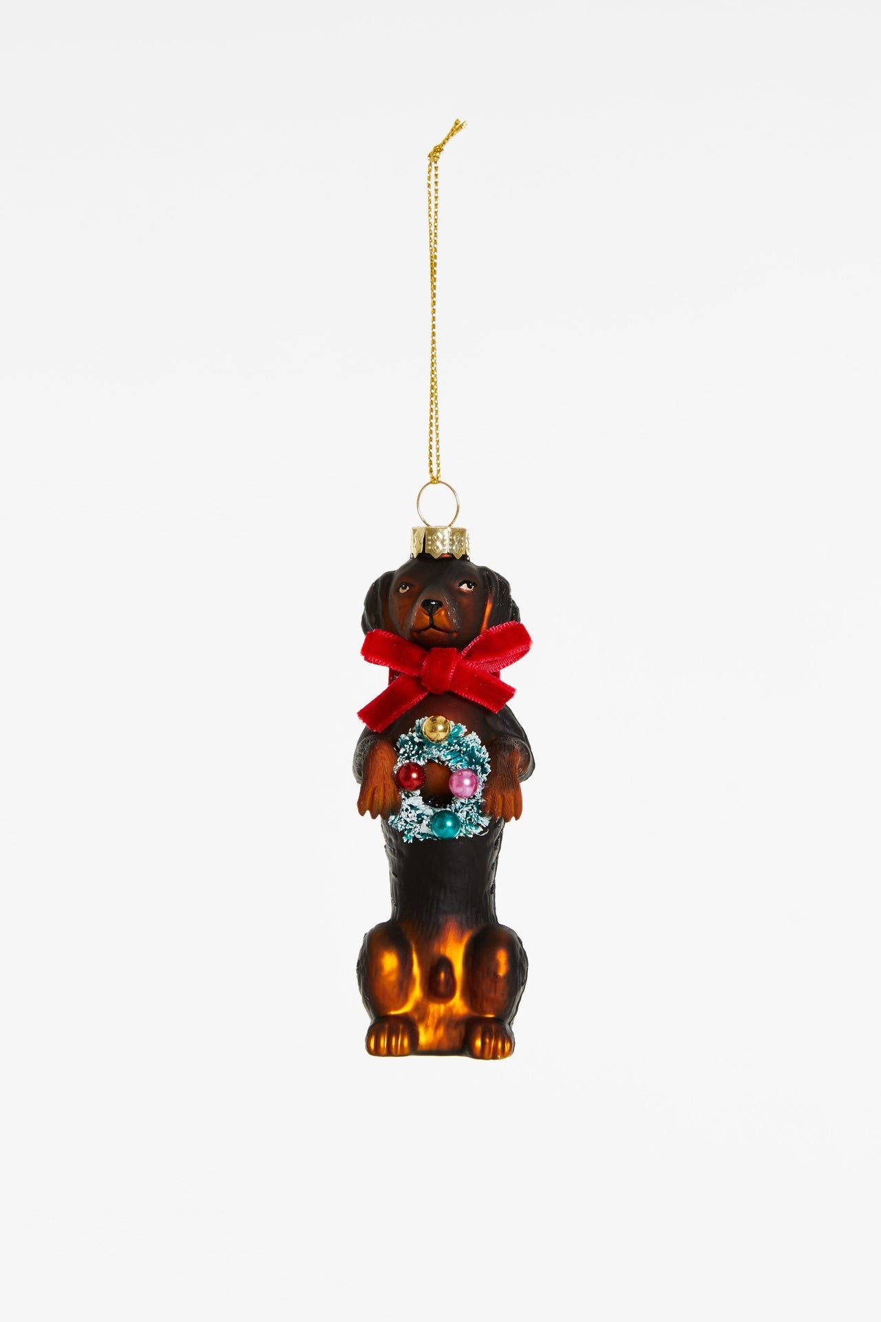 Boule de Noël Teckel de Noël