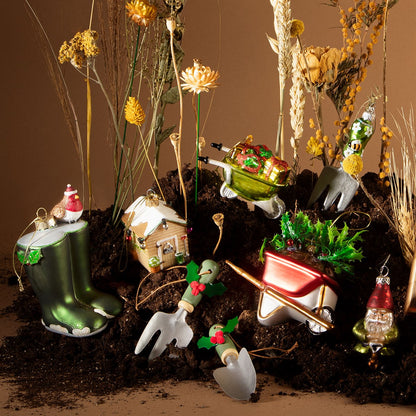Weihnachtskugel Gartenzwerg