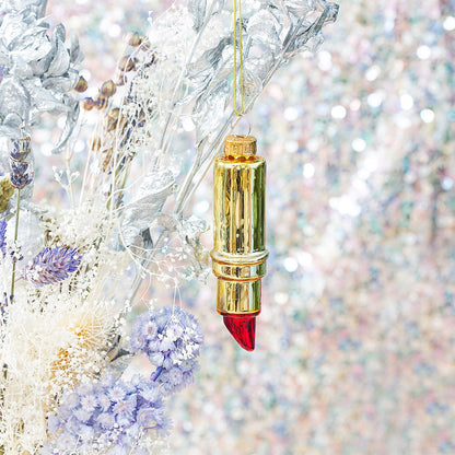 Lippenstift-Weihnachtskugel