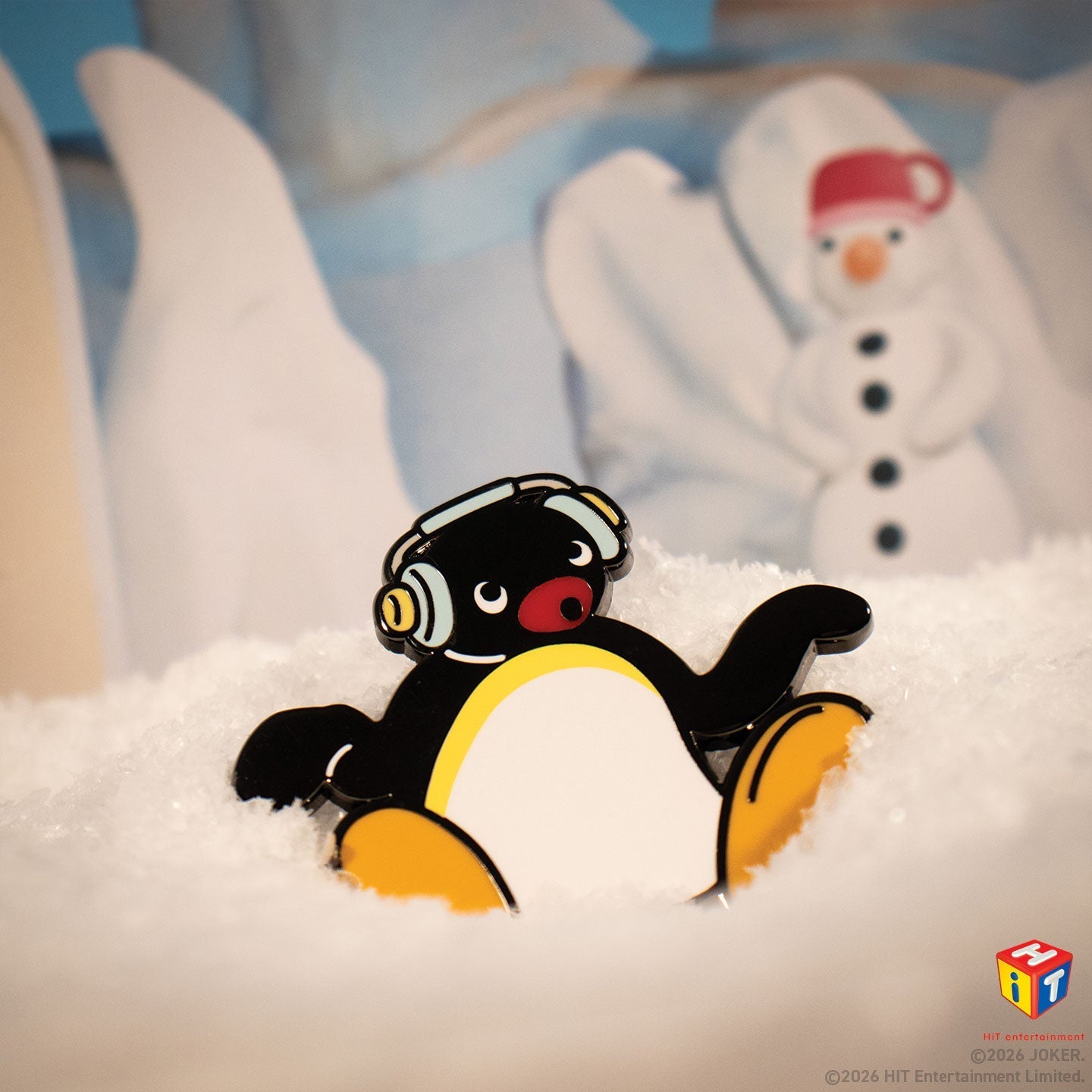 Pingu™ - Limited Edition Headphones Pin Badge