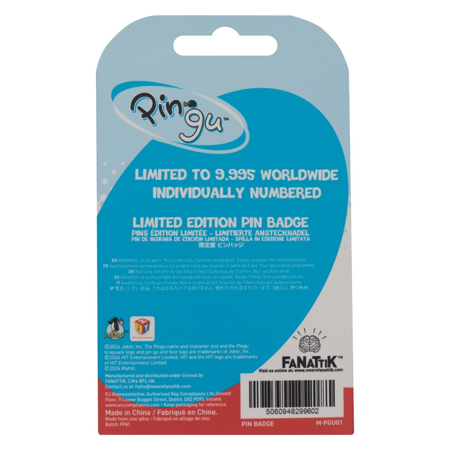 Pingu™ - Limited Edition Headphones Pin Badge