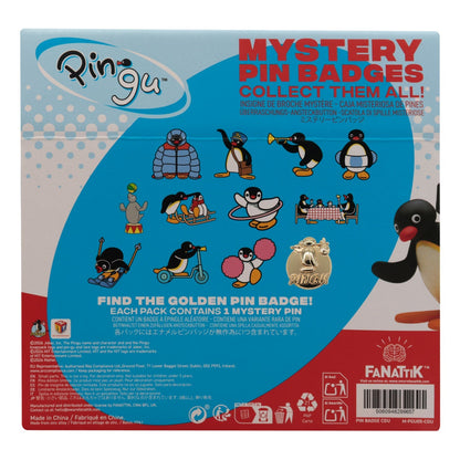 Pingu™ - Mystery Pin Badge CDU featuring 12 Blind Boxes