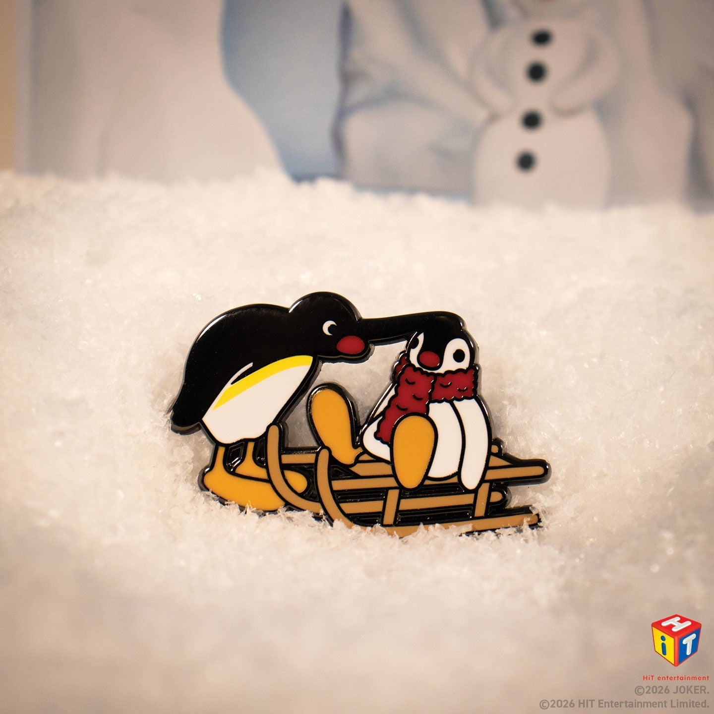 Pingu™ - Mystery Pin Badge CDU featuring 12 Blind Boxes
