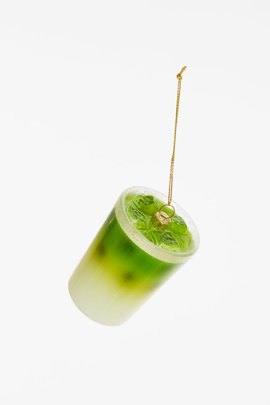 Matcha Latte Weihnachtskugel