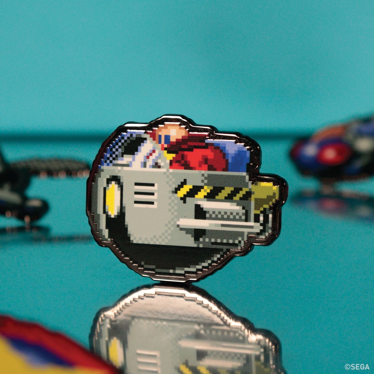 Sonic The Hedgehog Mystery Pin Badge CDU Containing 12 Blind Boxes