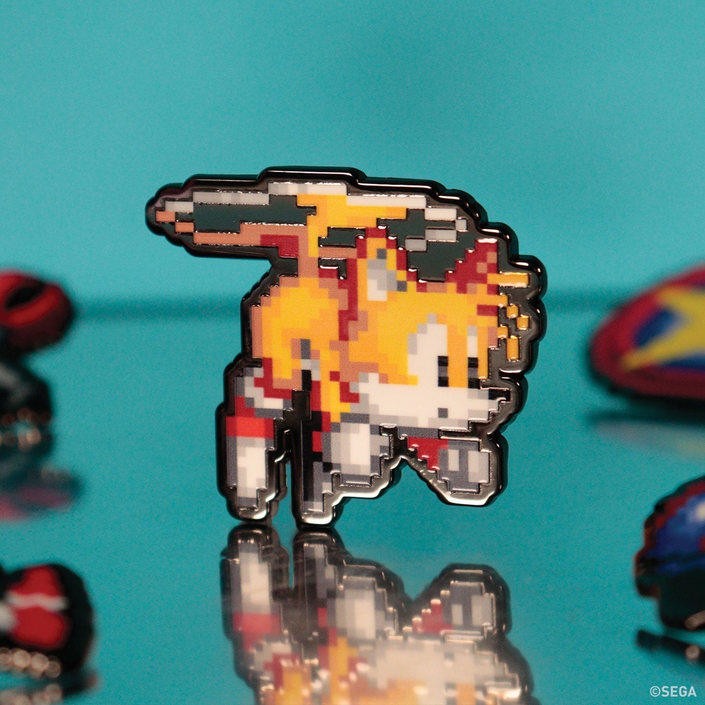 Sonic The Hedgehog Mystery Pin Badge CDU Containing 12 Blind Boxes