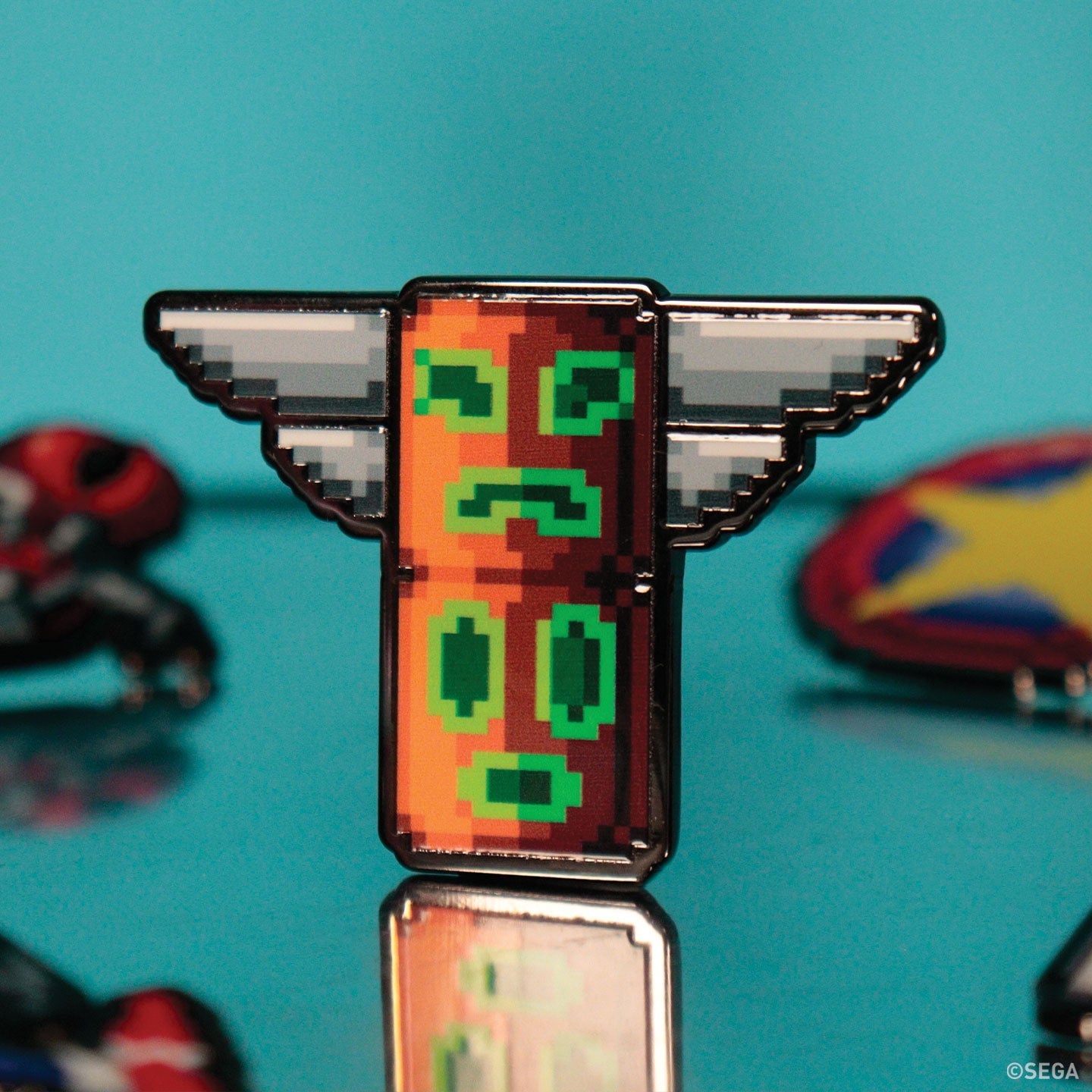 Sonic The Hedgehog Mystery Pin Badge CDU Containing 12 Blind Boxes