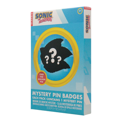 Sonic The Hedgehog Mystery Pin Badge CDU Containing 12 Blind Boxes