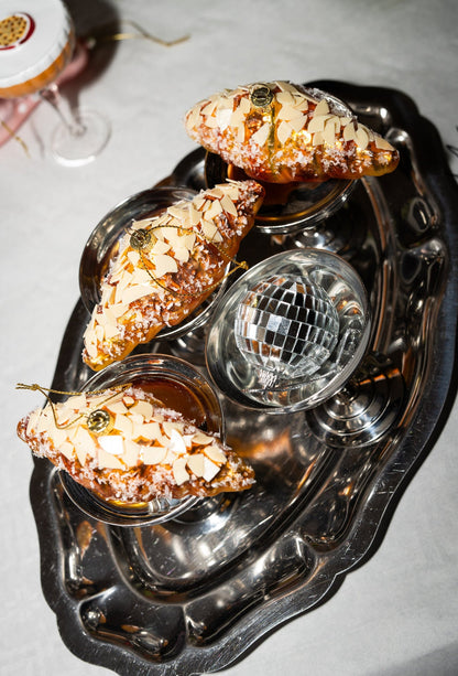 Boule de Noël Croissant aux amandes