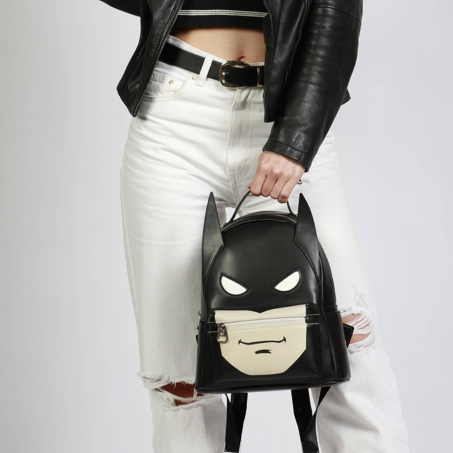 Sac à dos urbain noir DC Comics Batman Batsignal-Heady