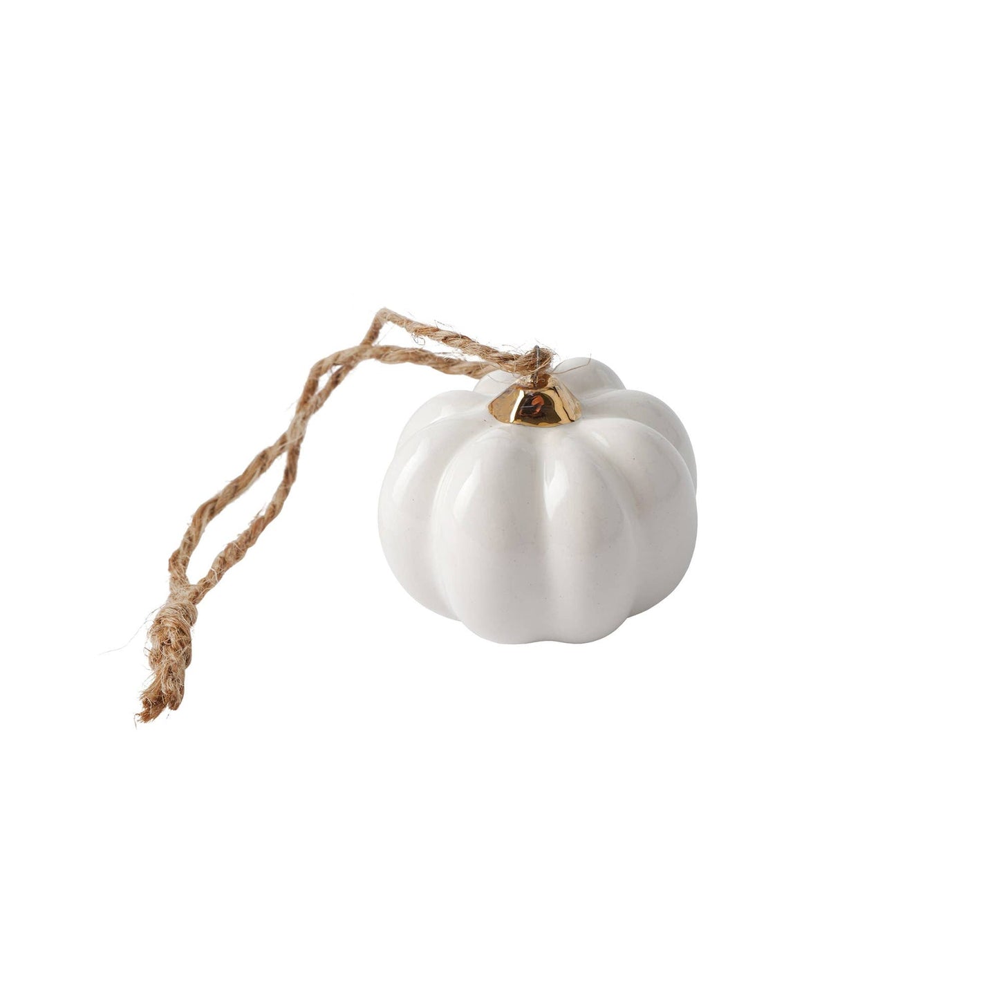 Hanging Decoration White Pumpkin