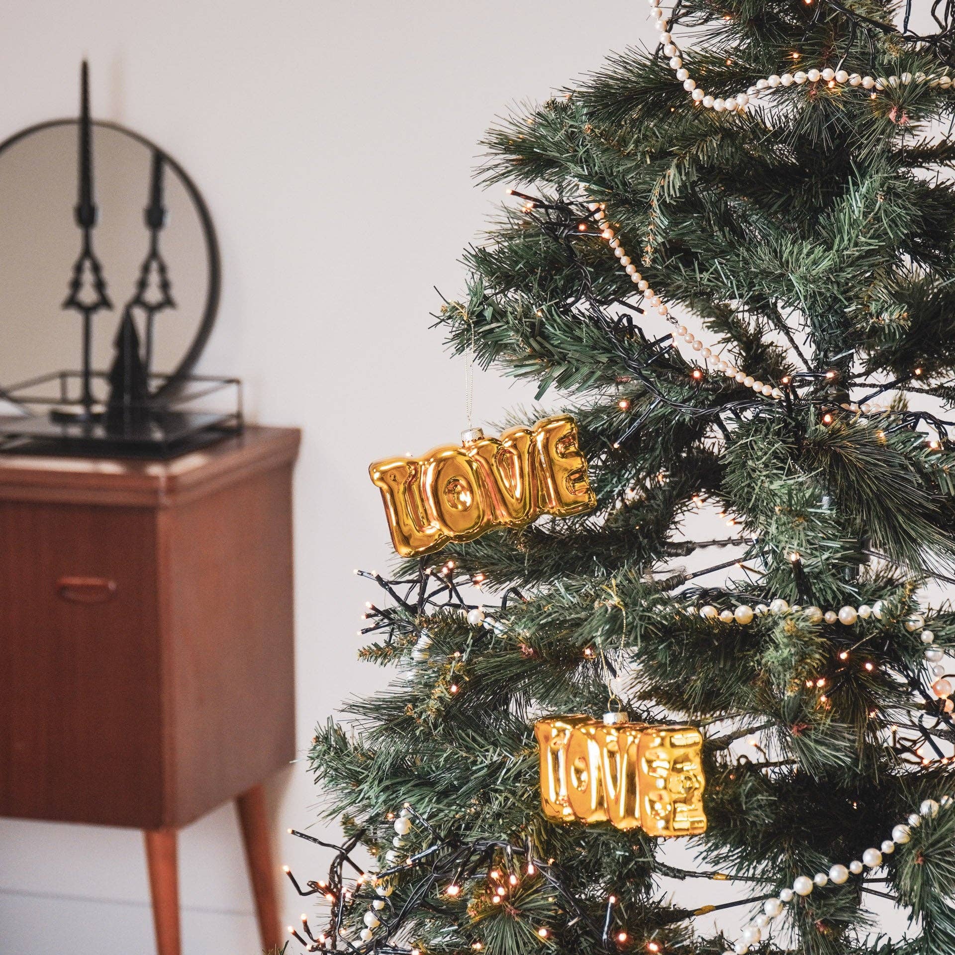 Boule de Noël FUCK Doré par Housevitamin bv