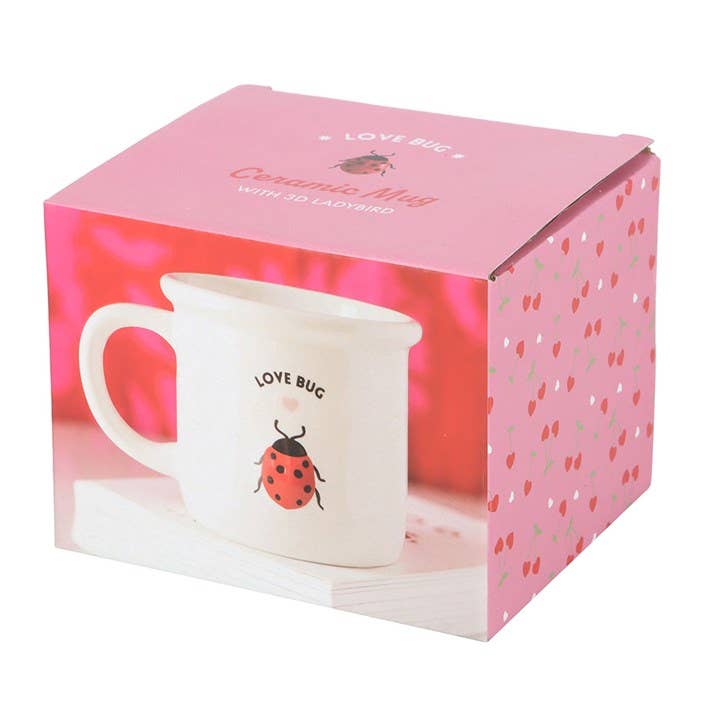 Mug Love Bug avec coccinelle 3D