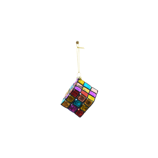 Weihnachtskugel Würfelpuzzle