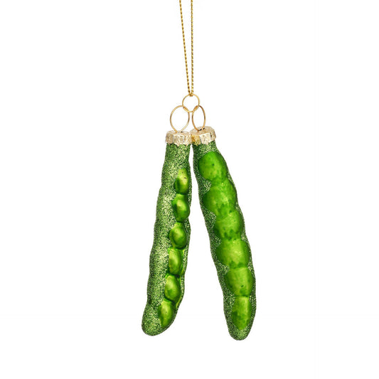 Weihnachtskugel Erbsen
