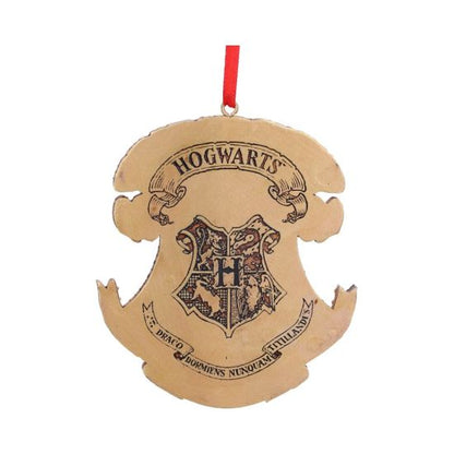 Décoration de Noël Harry Potter - Blason de Poudlard par Nemesis Now
