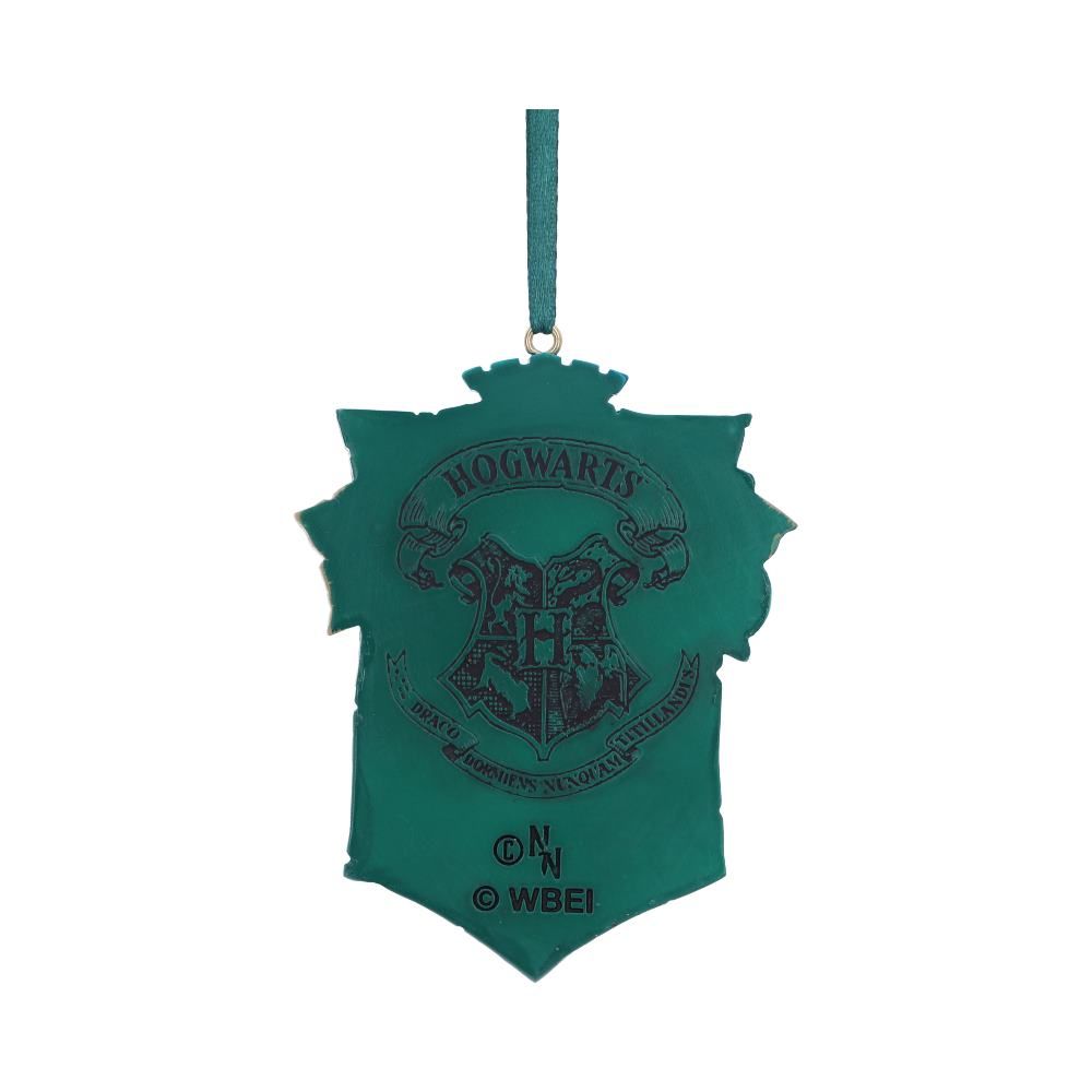 Décoration de Noël Harry Potter - Blason Serpentard par Nemesis Now
