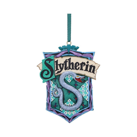 Décoration de Noël Harry Potter - Blason Serpentard par Nemesis Now - 801269148027