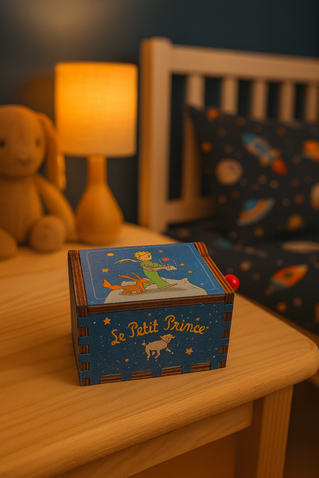 Boite vide pour Manivelle Musicale - Le Petit Prince