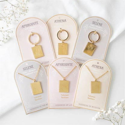 Porte‑clés talisman de la déesse Séléné