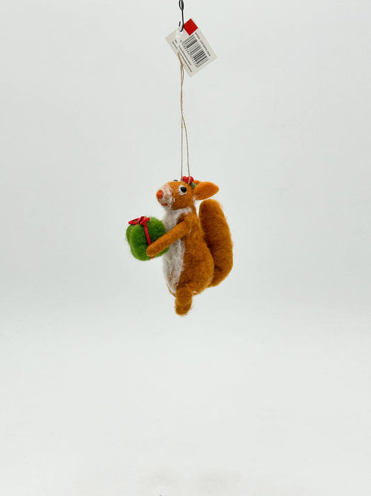 Felt Squirrel Hanging Decoration