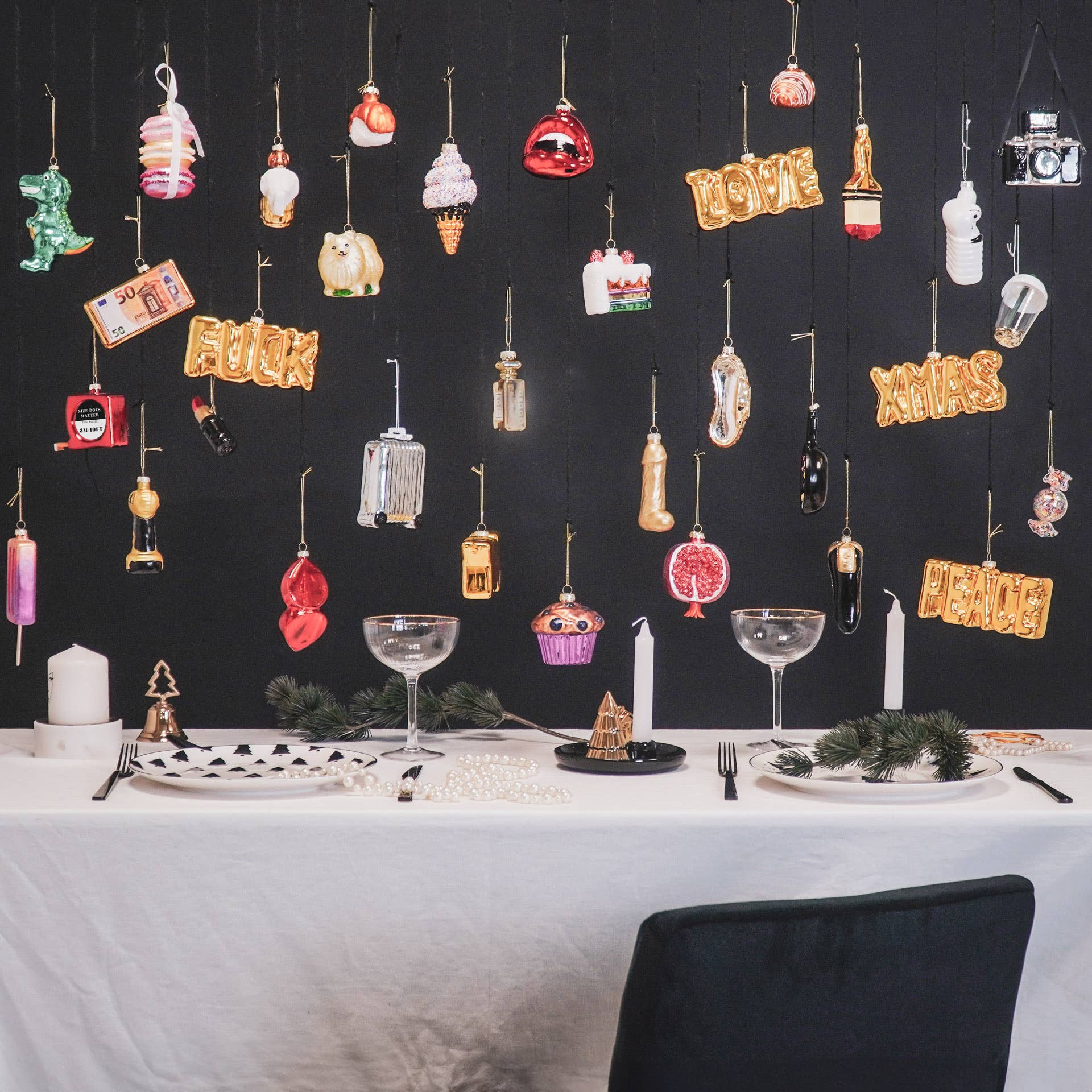 Boule de Noël Zizi Or par Housevitamin bv