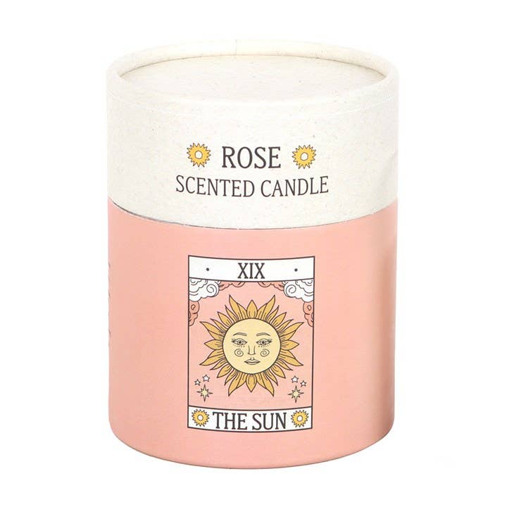 Bougie Tarot Vintage Soleil - Rose
