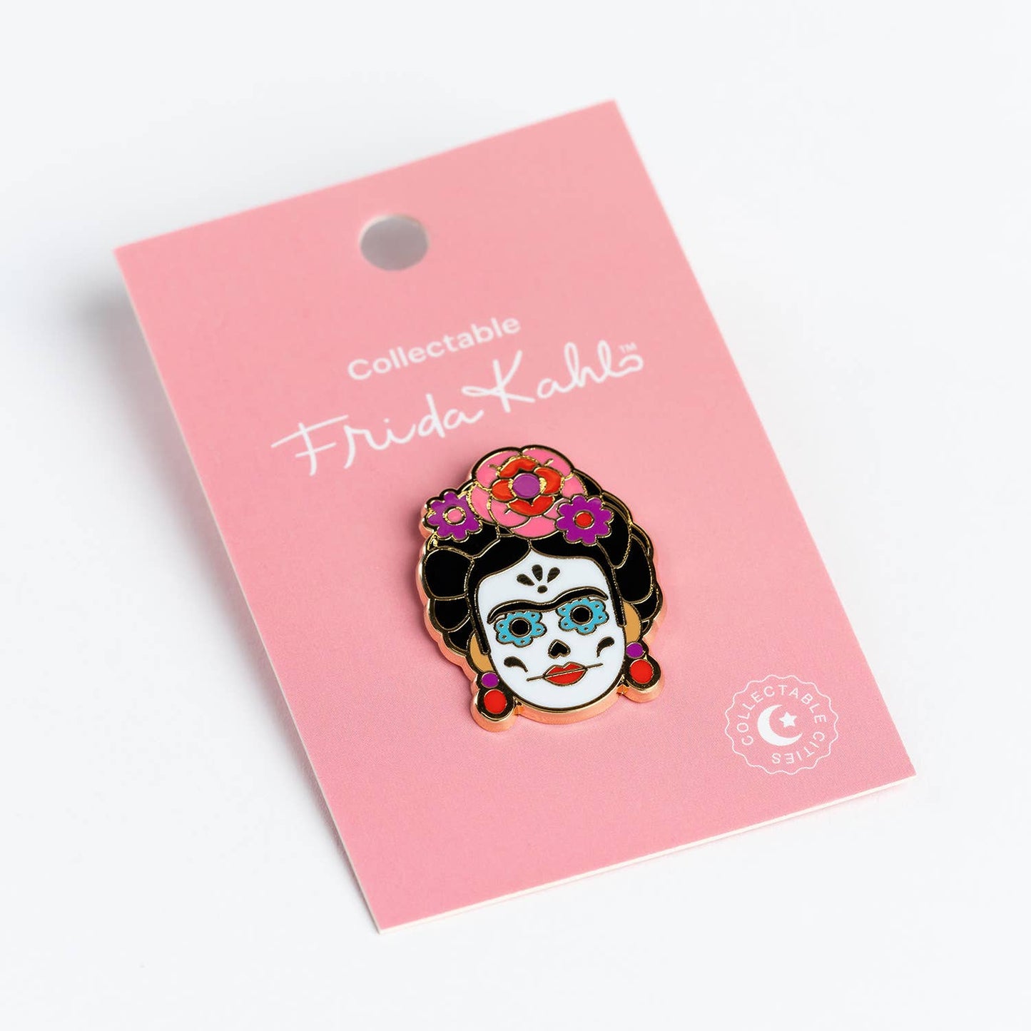 Anstecker Frida Día de Muertos
