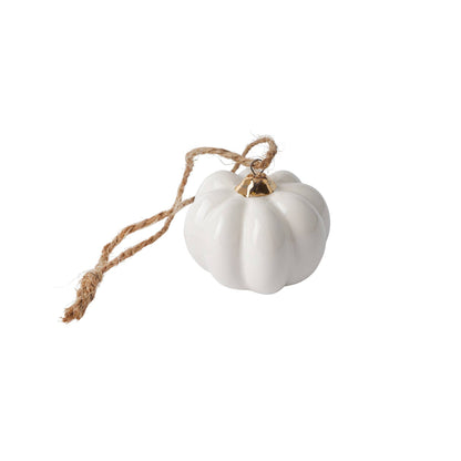 Hanging Decoration White Pumpkin