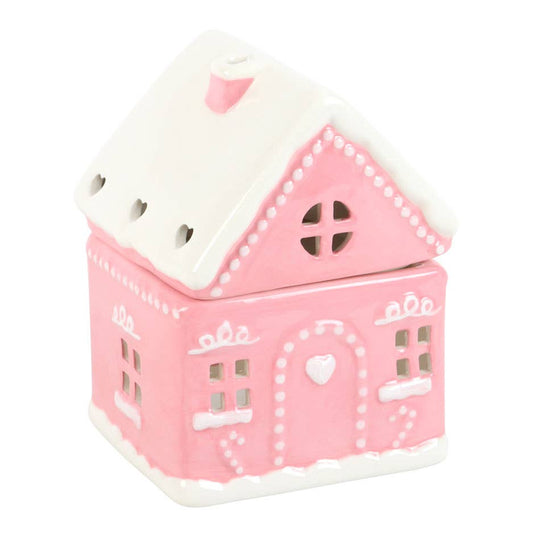 Weihnachts-Pink-Lebkuchenhaus-Ölbrenner