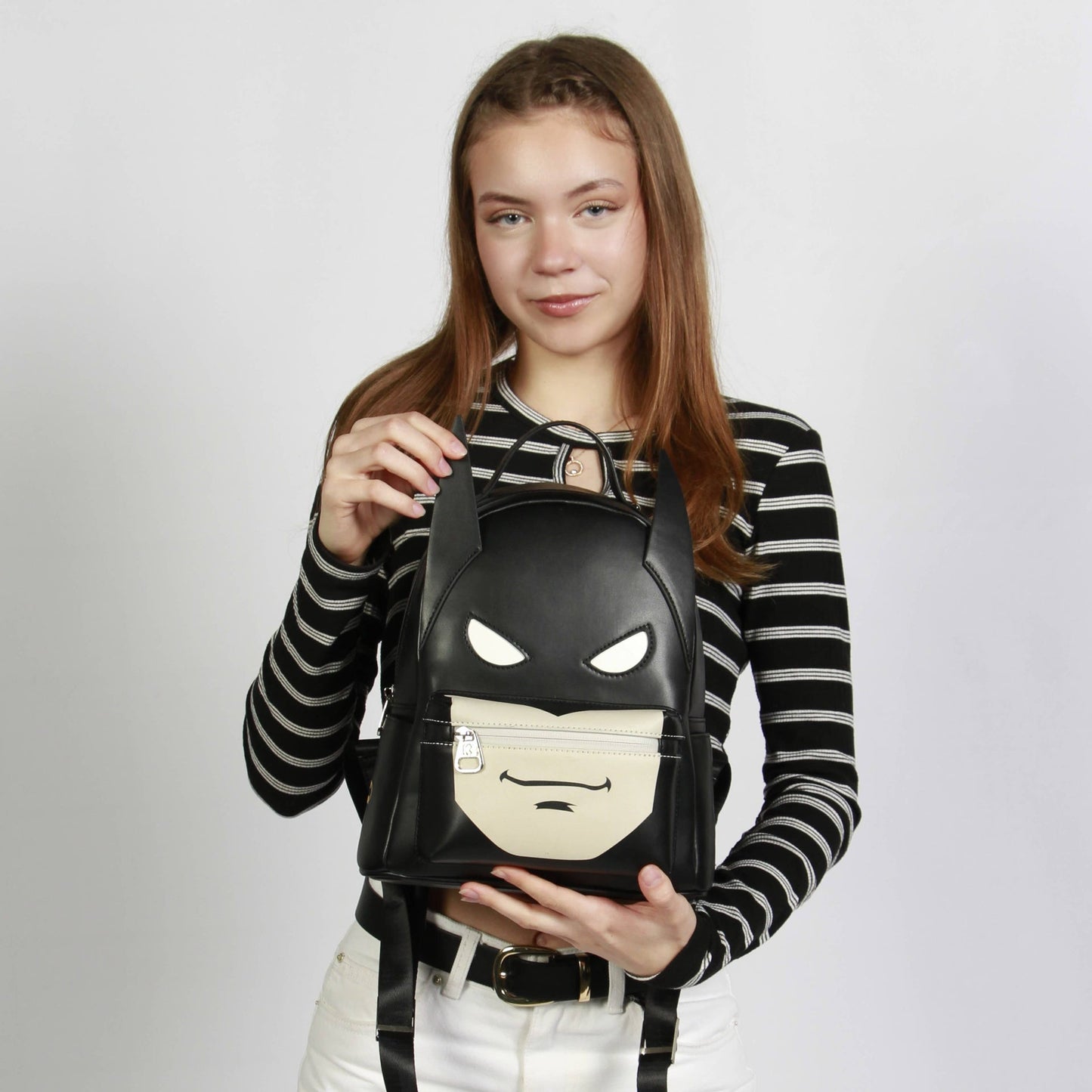 Sac à dos urbain noir DC Comics Batman Batsignal-Heady