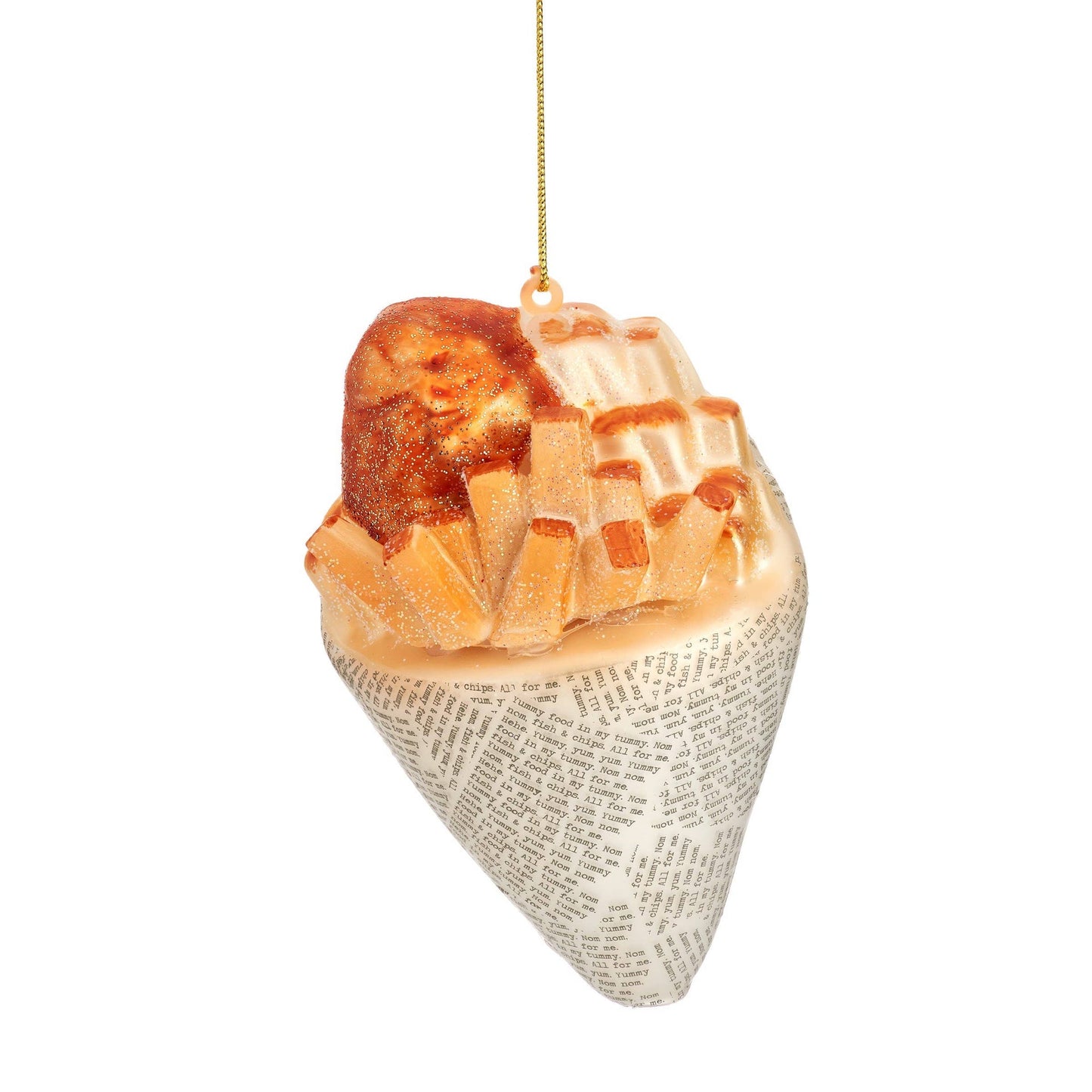 Weihnachtskugel Fish & Chips