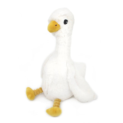 LES PTIPOTOS - OIE EN PELUCHE MAMAN & BÉBÉ 36CM BLANCHE