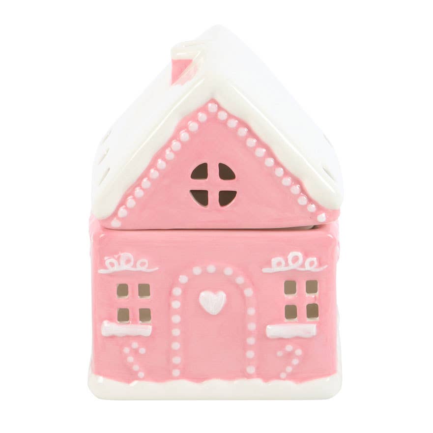 Weihnachts-Pink-Lebkuchenhaus-Ölbrenner