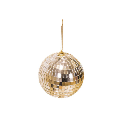 Disco-Weihnachtskugel Gold - 15cm
