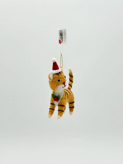 Décoration à suspendre Chat en feutre
