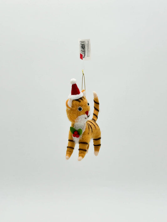 Décoration à suspendre Chat en feutre