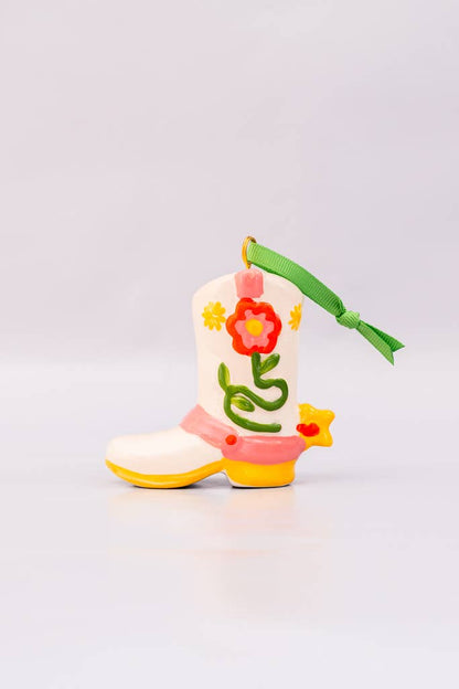 Décoration à suspendre Botte Cowgirl