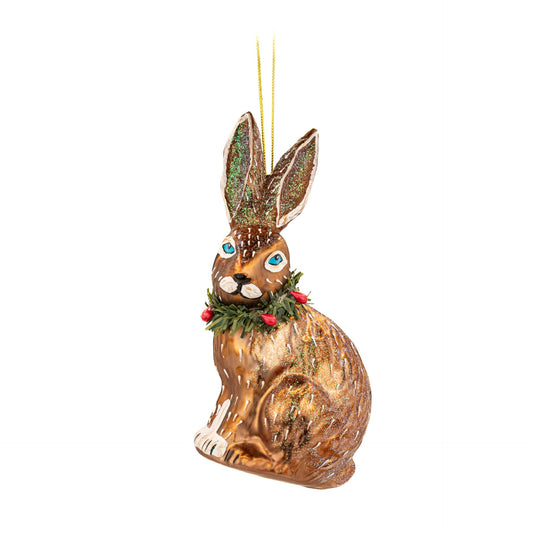 Weihnachtskugel Festlicher Hase