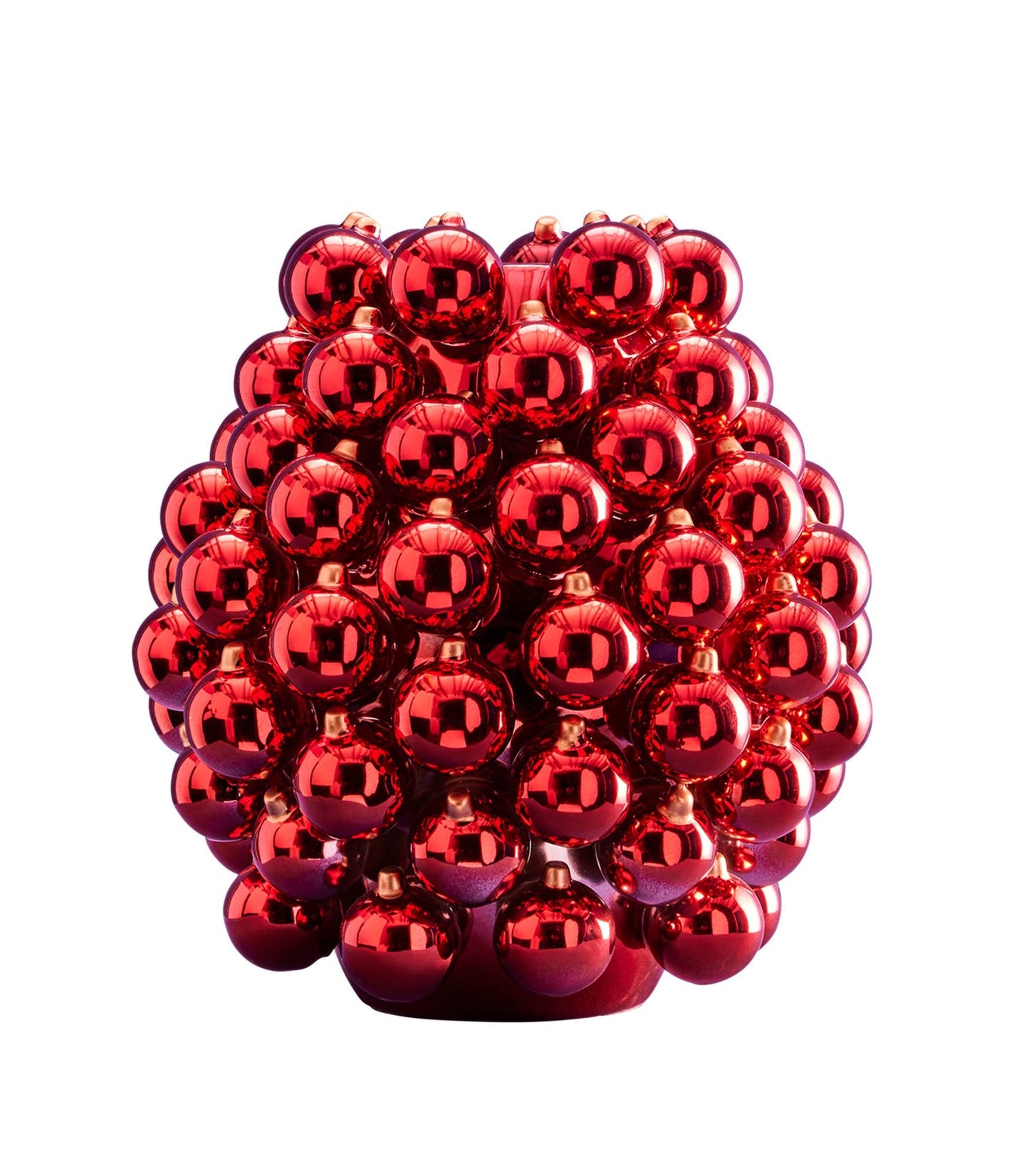 Vase Boule de Noël, Rouge