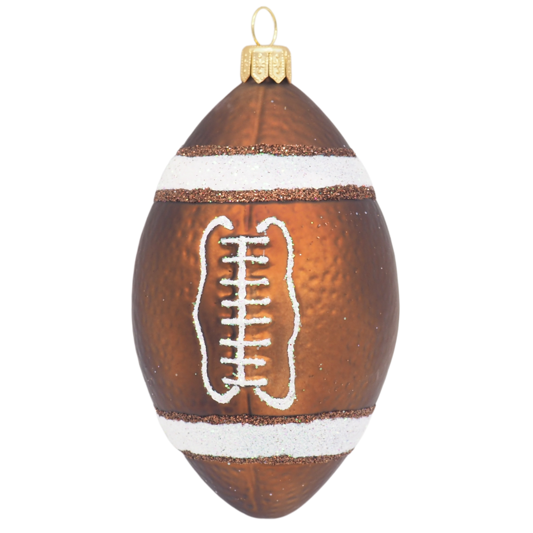 Football-Weihnachtskugel