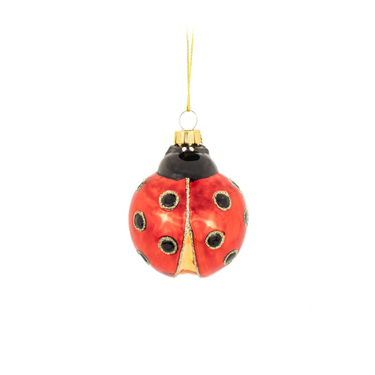 Weihnachtskugel Marienkäfer
