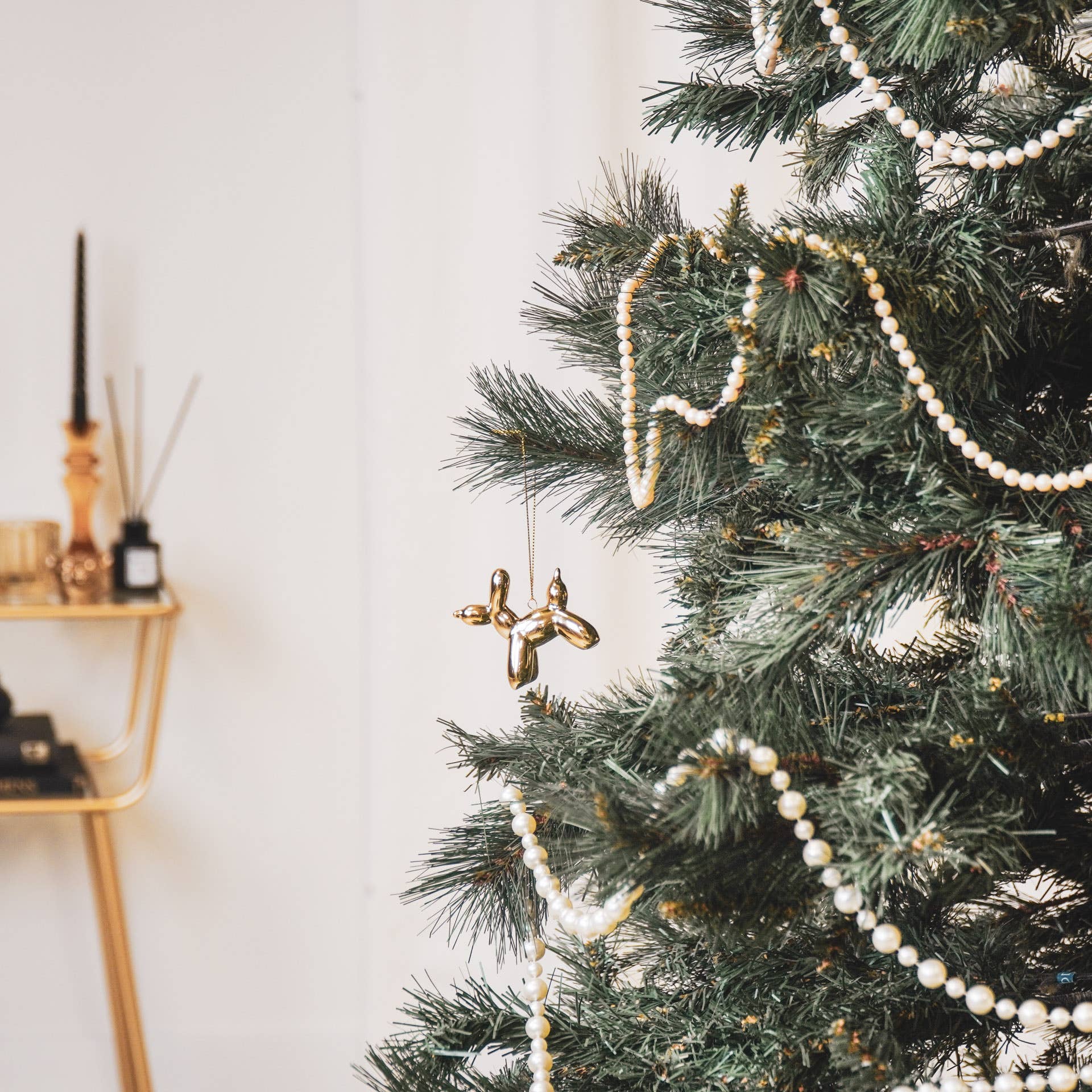 Boule de Noël Ballon Chien Or par Housevitamin bv