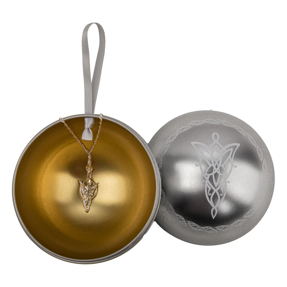 Weihnachtskugel Der Herr der Ringe mit Evenstar-Kette