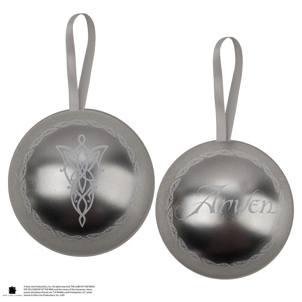 Weihnachtskugel Der Herr der Ringe mit Evenstar-Kette